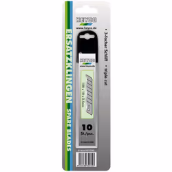 RECHARGE LAMES 10 PCES. 9MM EN BOITE Forme de la lame gerade Lames de rupture ja Convient pour Universalmesser Largeur de la ...