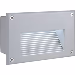 enquête 5 LEDs couleur blanc chaud Rectangulaire Avec boîte d'encastrement description Lampe murale encastrable, fabriquée en ...