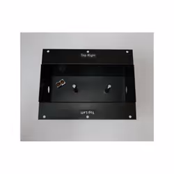 Boîte d'encastrement noire 173x130x80mm pour applique gauche-droite BedSide SLV DECLIC BEDSIDE, boîte d'encastrement, noir Ta ...