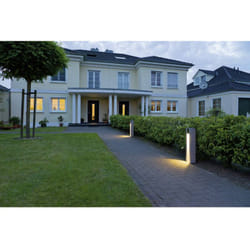 SLV - Lampadaire extérieur Arrock Slot 4 w gris granite (mat) 70.5 cm