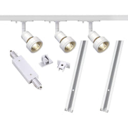 SLV - Système complet 1 phase ensemble à haute tension led GU10 blanc