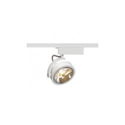SLV - Projecteur orientable blanc 120X180mm pour rail 3 allumages lampe AR111 GU10 230V (non incl) kalu track declic 152611
