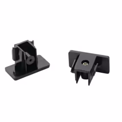 Embouts Slv Italia 143130- pour piste noire Jeu d'embouts en plastique pour système de rails de plafond haute tension monopha ...