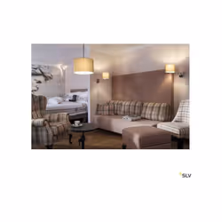 Abat-jour FENDA avec diamètre 455 mm et hauteur 280 mm, coloris beige. > Découvrez le catalogue SLV complet en cliquant ici S ...