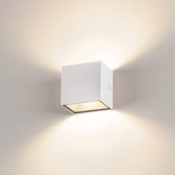 Applique murale et plafonnier extérieur - SLV - 1002033 - LED 10W - Blanc - IP44