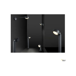 Bornes Extérieures led eskina 30 borne extérieure anthracite led 145W 3000/4000K IP65 variable SLV 1002906