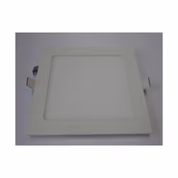 Plafonnier encastré LED 10W carré 165x165mm blanc mat chaud 3000K 780lm avec alim 230V intérieur IK02 IP20 SENSER 18 SLV DECL ...