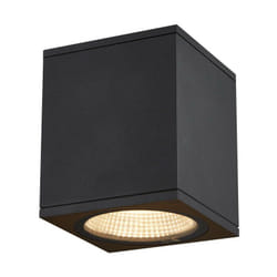 SLV - enola plafonnier extérieur carré m anthracite led 10W 3000K/4000K IP65 (1003421)