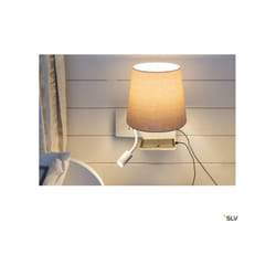 Liseuses somnila flex applique int. liseuse droite blanc led 3W 3000K avec port usb SLV 1003460