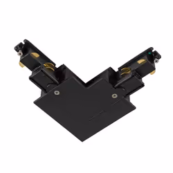 SLV L-connector, Connecteur en L, Noir, Polycarbonate (PC), IP20, I, Plafond/mur