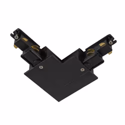 SLV L-connector, Connecteur en L, Noir, Polycarbonate (PC), IP20, I, Plafond/mur