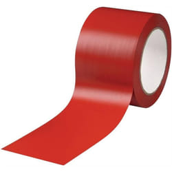 Rocol - Ruban de marquage de sol Easy Tape pvc rouge longueur 33 m largeur 75 mm