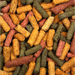 JR Farm Vegetable-Nibblesticks Granulés 125 g Lapin