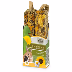 JR Farm Farmys Sunflower-Chamomile, Cochon d'inde, Lapin, 140 g, Solide, pea flakes, graminaceous seeds, canary grass seed, n ...