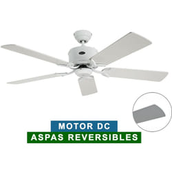 Casafan - Ventilateur de plafond 513281 eco elements 132 blanc ou gris clair