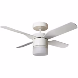 Dimensions et données techniques 230 V ~ 50 Hz Diamètre : 132 cm Couleur du boîtier : blanc Couleur des pales : blanc / érabl ...