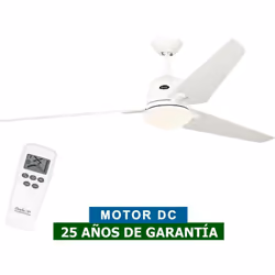 Fabriqué par :CasaFan, Allemagne Le ventilateur de plafond 516086 Eco Aviatos a un diamètre de 162 cm ainsi que 3 pales en bl ...