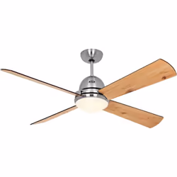 Dimensions et données techniques 220-240 V ~ 50 Hz Diamètre : 142 cm Couleur du boîtier : chrome brossé Couleur des pales : w ...