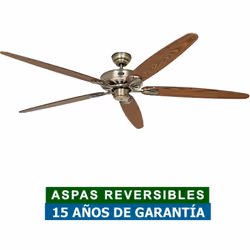 Caractéristiques du ventilateur domestique 518001 Le ventilateur de plafond 518001 Classic Royal 180 a un diamètre de 180 cm, ...