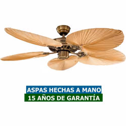 Description générale Le ventilateur de plafond CasaFan Classic Royal 132 combine élégance et efficacité avec son design tropi ...