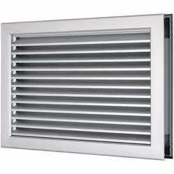 Dimensions et données techniques Grille de ventilation pour l'installation sur porte Couleur : aluminium Matériau : aluminium ...