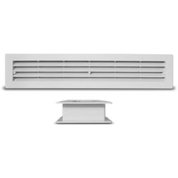 Casafan - Grille d'aération sur porte ktg Blanc