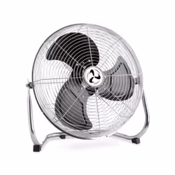 CasaFan Speed 40 G-CH, Ventilateur à lame domestique, Chrome, Sol, Acier, 1305 tr/min, 40 cm