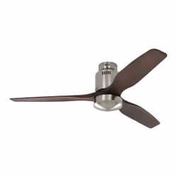 CasaFan 132 BN-NB Chrome, Noyer