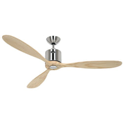 Ventilateur de plafond dc Aeroplan Eco Chrome / Bois