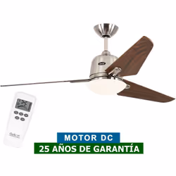 Fabriqué par :CasaFan, Allemagne Le ventilateur de plafond 513252 Eco Aviatos a un diamètre de 132 cm, ainsi que 3 pales en b ...