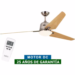 Fabriqué par :CasaFan, Allemagne Le ventilateur de plafond 516087 Eco Aviatos a un diamètre de 162 cm, ainsi que 3 pales de c ...