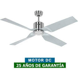 Casafan - Ventilateur de plafond 313273 eco dynamix ii 132cm argenté/chromé brossé