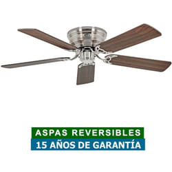 Casafan - Ventilateur de plafond 5132051 classic flat 132cm noyer ou hêtre / chrome satiné
