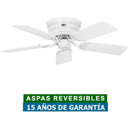 Casafan - Ventilateur de plafond 5103061 classic flat 103cm blanc ou gris
