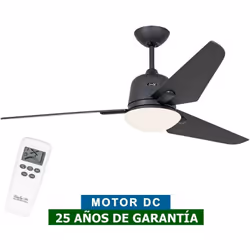 Fabriqué par :CasaFan, Allemagne Le ventilateur de plafond 313298 Eco Aviatos a 3 pales d'un diamètre de 132 cm. Les pales et ...