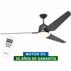 Fabriqué par :CasaFan, Allemagne Le ventilateur de plafond 516098 Eco Aviatos a un diamètre de 162 cm, ainsi que 3 pales en g ...