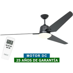 Casafan - Ventilateur de plafond avec lumière 516098 eco aviatos 162 gris basalte/ gris basalte bg-bg