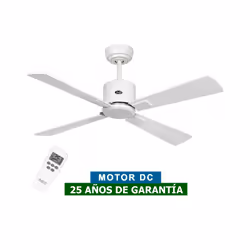 Diamètre de la lame : Ø 103 cm. Taille de la pièce : jusqu'à 12 m2 . Couleur de la lame : blanc . Fonctionnement : télécomman ...