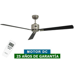 Casafan - Ventilateur de plafond 942337 eco neo iii 152cm chrome brossé / argent ou wengé