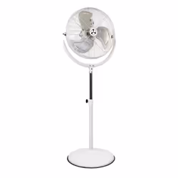 CasaFan SPEED2PROTECT SL, Ventilateur à lame domestique, Blanc, Sol, Acier, 1250 tr/min, 45,5 cm