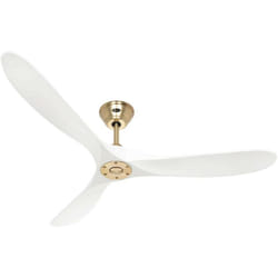 Casafan - Ventilateur de plafond eco genuino 315232 152cm laiton poli / blanc