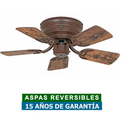 Casafan - Ventilateur de plafond 5075371 classic flat 75cm Chêne ancien ou chêne clair / bronze