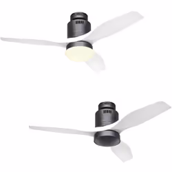 Dimensions et données techniques 220-240 V ~ 50 Hz Diamètre : 112 cm Couleur du boîtier : gris basalte Couleur des pales : bl ...