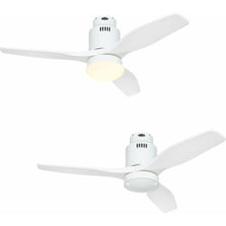 Ventilateur de plafond Aerodynamix Eco 112 bl / Blanc