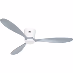 Dimensions et données techniques 100-240 V ~ 50/60 Hz Diamètre : 132 cm Couleur du boîtier : blanc Couleur des pales : gris c ...