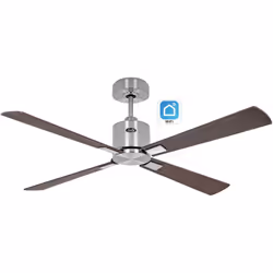 CasaFan ECO Wi-Fi, ventilateur de plafond économe en énergie, Ø 132 cm, 3 lames (optionnellement réglable 2,3,4), 100-240 V 5 ...