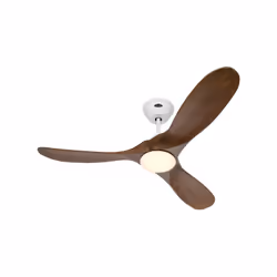 CasaFan ECO GENUINO-L 122 MS-NT, ventilateur de plafond à économie d'énergie, Ø ; 122 cm, boîtier laqué noir mat, 3 pales en  ...