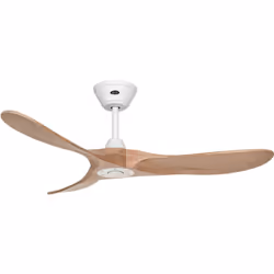 Dimensions et données techniques 220-240 V ~ 50 Hz Diamètre : 122 cm Couleur du boîtier : blanc mat Couleur des pales : chêne ...