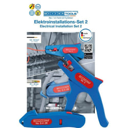 Weicon - tools No s 4 + No 5 10039676 Pince à dénuder couteau pour câbles inclus 0.2 à 6.0 mm² X463661