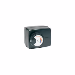 Moteur à 2 sens de marche, protégé contre les surcharges et le blocage. Alimentation 230/240 Vac, 50 Hz, consommation 3 VA, s ...